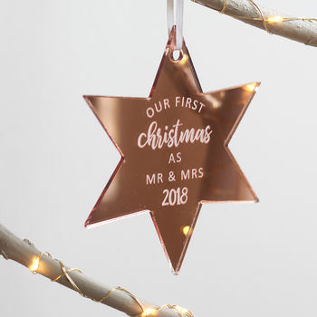 Personalised Family Star Christmas Ornament, 3 of 3