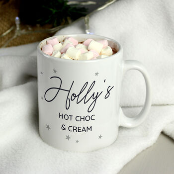 Personalised Hot Chocolate Winter Mug, 2 of 3