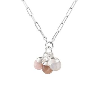 Silver Family Multiple Birthstone Necklace, 6 of 11