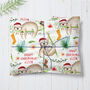 Sloth Personalised Christmas Wrapping Paper 556, thumbnail 2 of 4