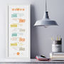 Personalised 'Story Of Us' Timeline Print, thumbnail 10 of 12