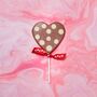 Milk Polka Dot Heart Lolly, thumbnail 1 of 3