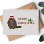 'Merry Christmas' Beaver Christmas Cards, thumbnail 4 of 9