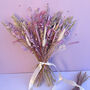 Purple Dried Wildflower Bouquet, thumbnail 3 of 8
