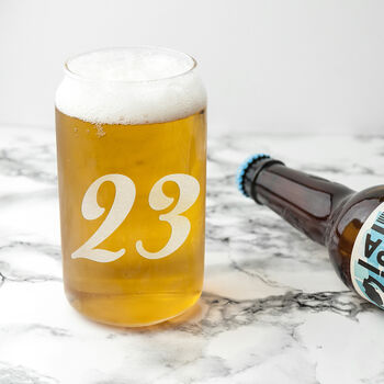 Personalised Birthday Can Glass, 3 of 7