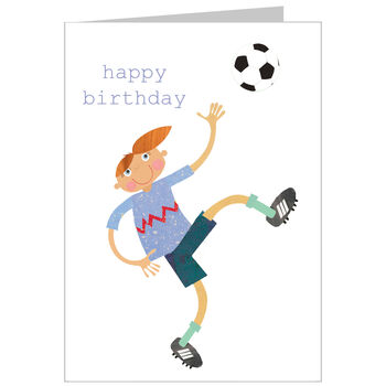Football Happy Birthday Card, 3 of 4