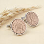 40th Birthday 1986 Penny Coin Cufflinks, thumbnail 2 of 10