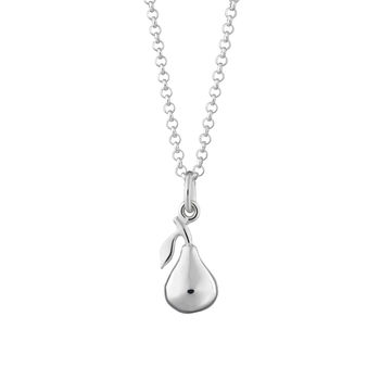 Pear Necklace, Sterling Silver Or Gold Plated, 8 of 9