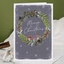 Wreath Christmas Card Bundle Or Single Card, thumbnail 2 of 2