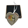 Handmade Ceramic Heart – Daffodil And “Mum” Keepsake Gift, thumbnail 2 of 11