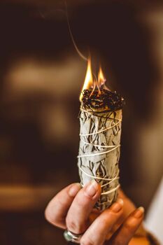 White Sage Smudge Cleansing Ritual Set Of Three, 2 of 3