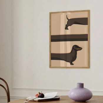 Exclusive Dachshund Dog Print, 3 of 7