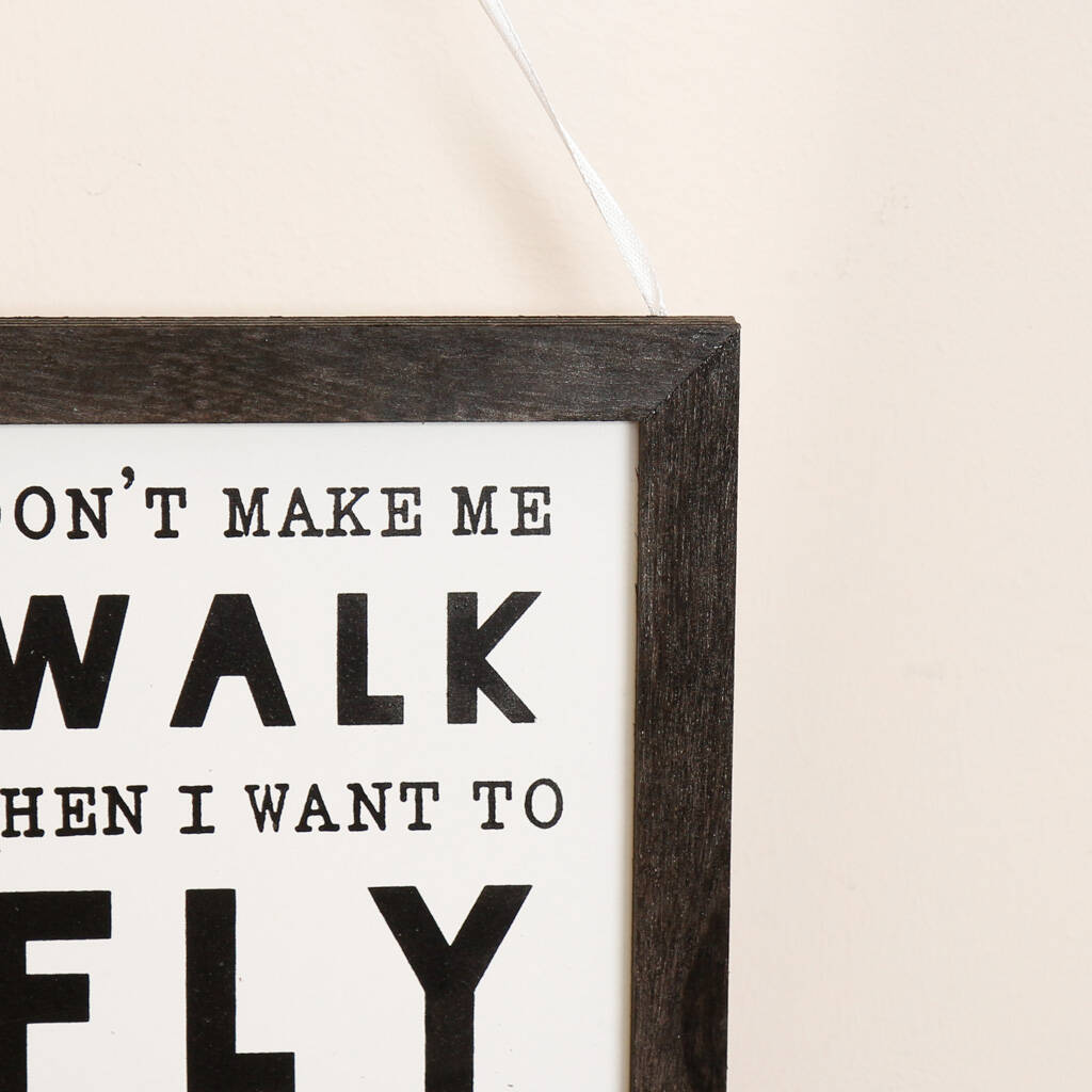 Decorative Inspirational Hanging Wall Sign By Dibor