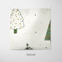 Christmas Trees Green And Gold Cushion, thumbnail 4 of 4