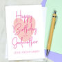 Personalised Godmother Birthday Card, thumbnail 1 of 2