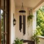 Custom 30 Inch Textured Bronze Wind Chime For Garden Decoration, thumbnail 10 of 12