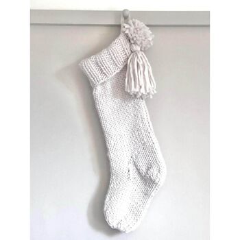 ‘All I Want For Christmas’ Stocking Knit Kit, 4 of 5