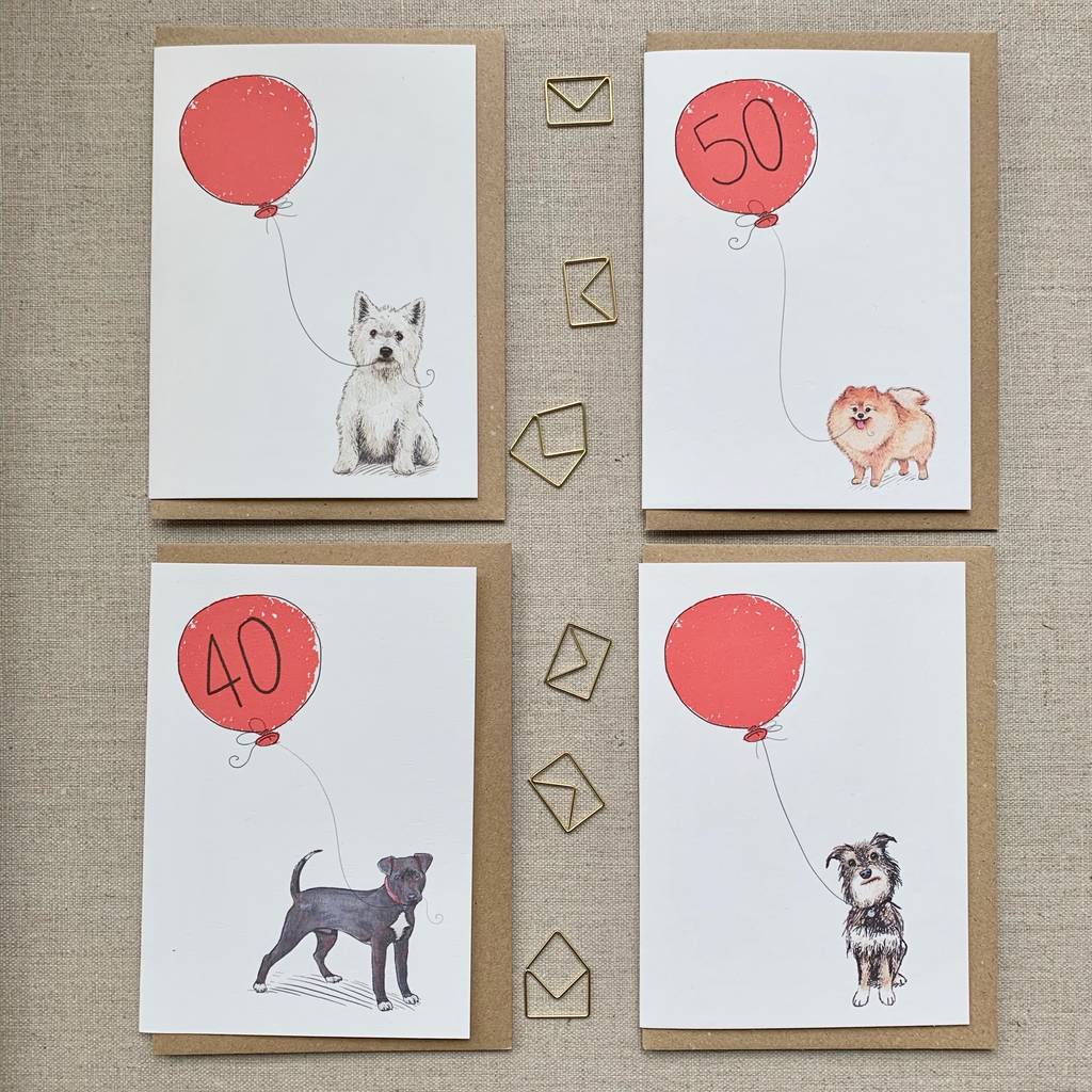 Personalised Dog Breed Birthday Card, 1 of 12