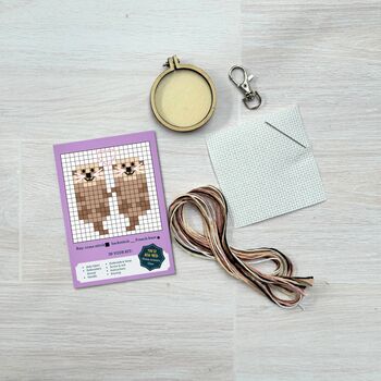 Greetings From Colonsay Mini Matchbox Cross Stitch Kit, 7 of 11