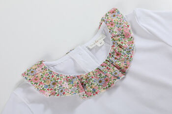 Lucia Pink Collar Floral Top, 5 of 6