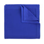 Wedding Handmade Polyester Knitted Pocket Square In Royal Blue, thumbnail 1 of 8