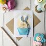 Personalised Boy's First Easter Decoration Card, thumbnail 2 of 6
