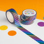 Colourful Stripe Washi Tape, thumbnail 1 of 4