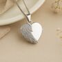 Personalised Sterling Silver Angel Wing Locket, thumbnail 2 of 9