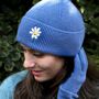 Birthday Flower Cashmere Wool Hat And Gloves Gift Set, thumbnail 4 of 10