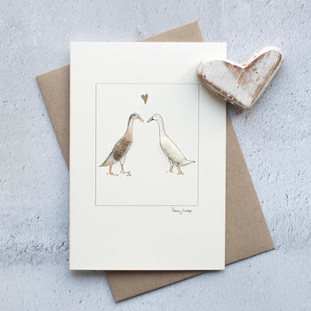 Ducks In Love Card, 2 of 5