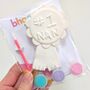 Paint Your Own 'No.One Nan' Rosette Shape Craft Kit For Kids, thumbnail 1 of 2