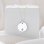 Sterling Silver First Communion Mini Cross Necklace – Christening Or First Holy Communion Gift, thumbnail 1 of 4