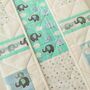 New Baby Blanket With Elephants, Baby Shower Gift, thumbnail 10 of 12