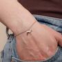 Personalised 3D Bedlington Terrier Silver Chain Bracelet, thumbnail 1 of 10