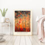 Gustav Klimt Golden Forest Art Print, thumbnail 3 of 3