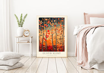 Gustav Klimt Golden Forest Art Print, 3 of 3