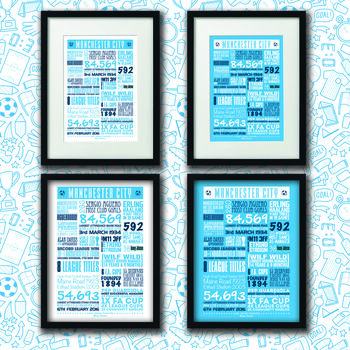 Manchester City Football Club Personalised Print, 3 of 5