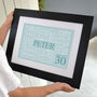 Personalised 30th Birthday Word Art Print, thumbnail 4 of 12