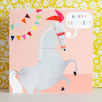 Happy Birthday Horse Card By Kali Stileman Publishing