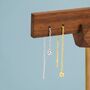 Sterling Silver Minimalist Ball Ear Threader, thumbnail 4 of 10