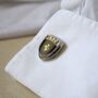 Ferrari Shield Cufflinks Luxury Car Gift For Men Black And Gold Design, thumbnail 3 of 6