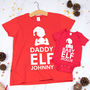 Personalised Christmas Elf Family T Shirts, thumbnail 2 of 6
