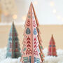 Christmas Tree Set, Folk Design, thumbnail 1 of 4