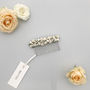 Floral Rose And Pearl Bridal Hair Comb, thumbnail 2 of 7