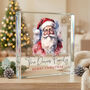 Personalised Any Message Traditional Santa Crystal Token, thumbnail 1 of 9