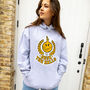 Deck The Halls Women's College Style Christmas Hoodie, thumbnail 3 of 4