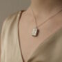Sterling Silver Engraved Heirloom Locket Necklace, thumbnail 4 of 10