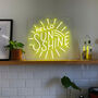 Hello Sunshine Neon LED Sign, thumbnail 1 of 2