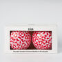 Duo Of Baubles In Swedish Design Filled With Swedish Candy, thumbnail 7 of 12