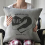 Personalised Sending You A Big Hug Cushion, thumbnail 3 of 3